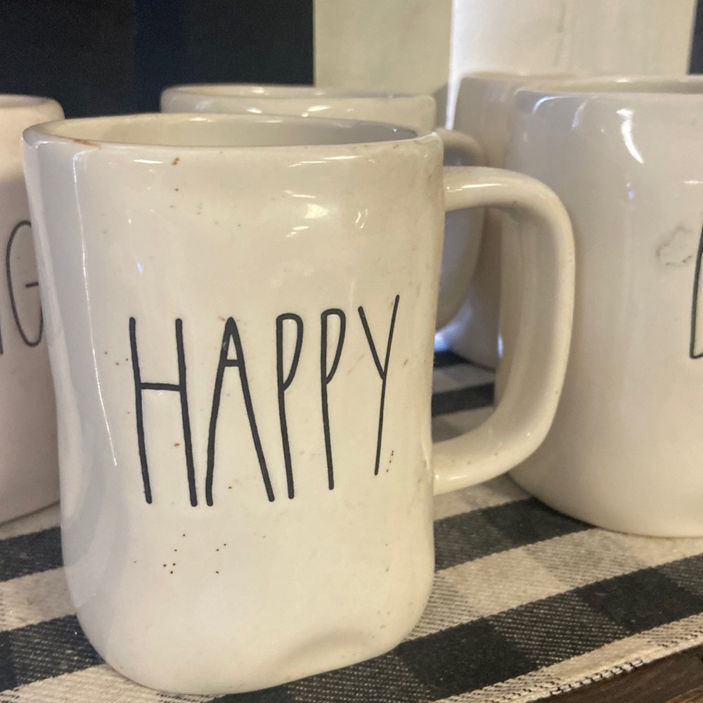 Rae Dunn HAPPY Mug